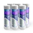 Wound String Sediment Micron Water Filter Cartridge 2.5" X 10" 6 Pack. Fixed Price $23.49.