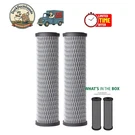 2-PACK 5 Micron Carbon Wrap Sediment Water Filter For Clear, Great-tasting. Fixed Price $32.97.