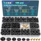 Keze 106 Pcs Size Faucet Washers Assorted Kit With Brass Bibb Screws Assor.... Fixed Price $17.24.