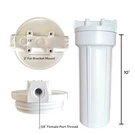 White Filter Housing Sump For Reverse Osmosis 10" By 2.5" Pentek Part # 158125. Fixed Price $38.99.