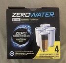 Zero Water 5 Stage Advanced Filtration 4 Pack Replacement Filters New. Fixed Price $48.88.