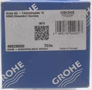 Grohe 49028000 3/4" Thermostatic Compact Cartridge. Fixed Price $70.00.