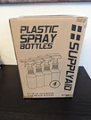 Supplyaid Leak-proof Plastic Spray Bottles (4 Pk, 32 Oz, All-purpose) Nib. Fixed Price $8.00.