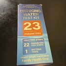 Family Health First Drinking Water Test Kit 23 Parameters With Strips. Fixed Price $13.99.