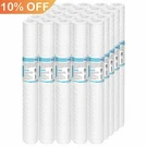 25 Pack 20"X2.5" Whole House String Wound Sediment Water Filter 1/5/10/20 Micron. Fixed Price $113.84.