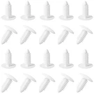 Dopenspi 20 Pcs Nylon License Plate Plugs For 1.8CM X 0.8CM 2.3CM, White. Fixed Price $7.81.