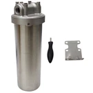 1/2" Npt 10" Cartridges Water Filter Housing Stainless Steel Filtration 72 Psi. Fixed Price $95.00.