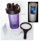 Big Fat 10" Jumbo Size Clear Whole House Water Filter System + Bracket. Fixed Price $54.00.
