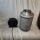 Can-lite Carbon Filter Blower In. Flange 24 Tall 600 Cfm. Fixed Price $111.75.