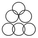 6-PACK W34-OR Water Filter O-ring Compatible With American Plumber, For Pentek. Fixed Price $20.99.