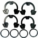 1" Water Softener Clips And Orings 7337589 7170262 (4 Each) Black. Fixed Price $17.19.
