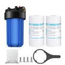 Inch Big Blue Whole House Water Filter Housing & 2PCS 10" X 4.5" Pp Sediment. Fixed Price $52.99.