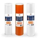Aquaboon Micron Big Blue 20" X 4.5" Kdf, Sediment & Cto Carbon Block Filters. Fixed Price $179.79.