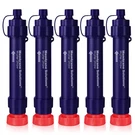 5 Pack Personal Water Filter Straw Survival Filtration Purifier,emergency. Fixed Price $48.79.