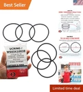 6 Black O-rings Replacement For Ge Water Filters Nsf Certified, Durable. Fixed Price $16.13.