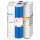 3-STAGE Micron 20"X4.5" Big Blue Sediment Pp Gac Cto Carbon Block Water Filter. Fixed Price $239.42.