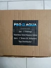 Pro+aqua 1" Stainless Steel Bypass Valve 2PCS Brass Qc Adapters New Ob. Fixed Price $47.49.