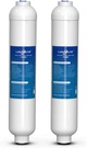 Inline Activated Carbon Block Water Filter T33 For Icemaker Ro System Pack Of 2. Fixed Price $36.92.