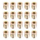Uxcell Wood Furniture Threaded Insert Nuts M6X15MM, Bronze Tone. Fixed Price $11.53.