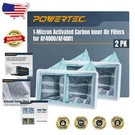 High-efficiency Micron Activated Carbon Air Filter 2PK Merv 12 Shop Fox. Fixed Price $94.49.