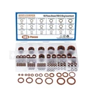 Busy-corner 185 Pieces Fkm Brown O-ring KIT,75A DUROMETER,18 Kind AS-568 Stan.... Fixed Price $28.30.