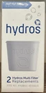 Hydros Multi Filter Replacements Fits All Vessels Carafe Pitcher 2 Pc/bx. Fixed Price $11.47.