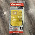 Shop Vac Pack Type J 15-22 Gallon High Efficiency Filter Bags # 90673. Fixed Price $18.69.
